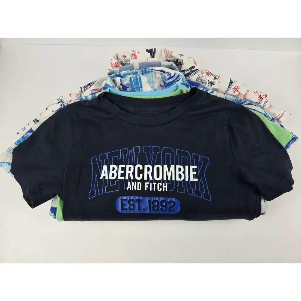 Lot of 10 boys shirts size 5/6 - 7/8. Abercrombie, Children’s Place & Primark